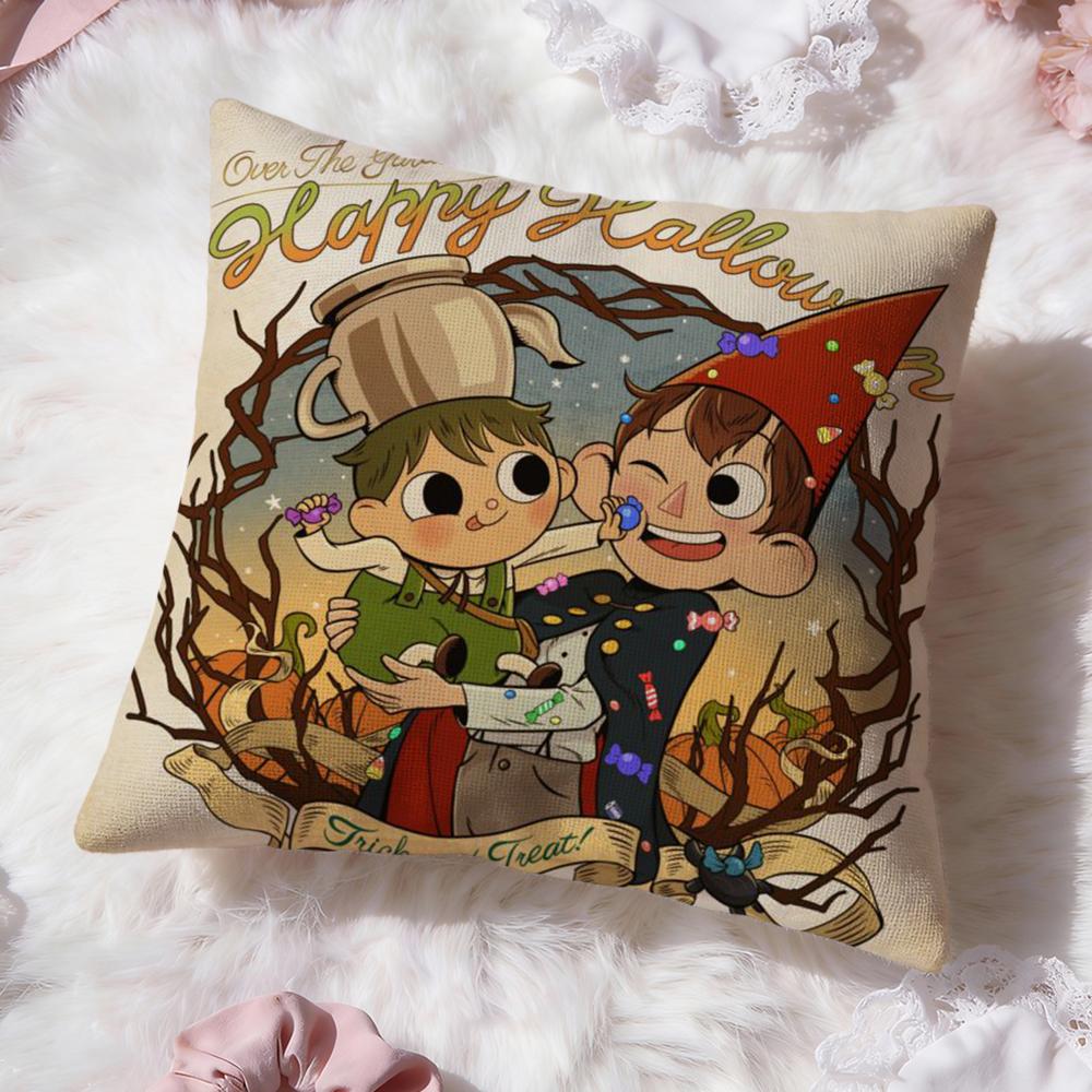 anime Over The Garden Wall Cushion Cover Premium Comfort Reversible Pillow Cove -Two in One Design for Any Room & Car Interior