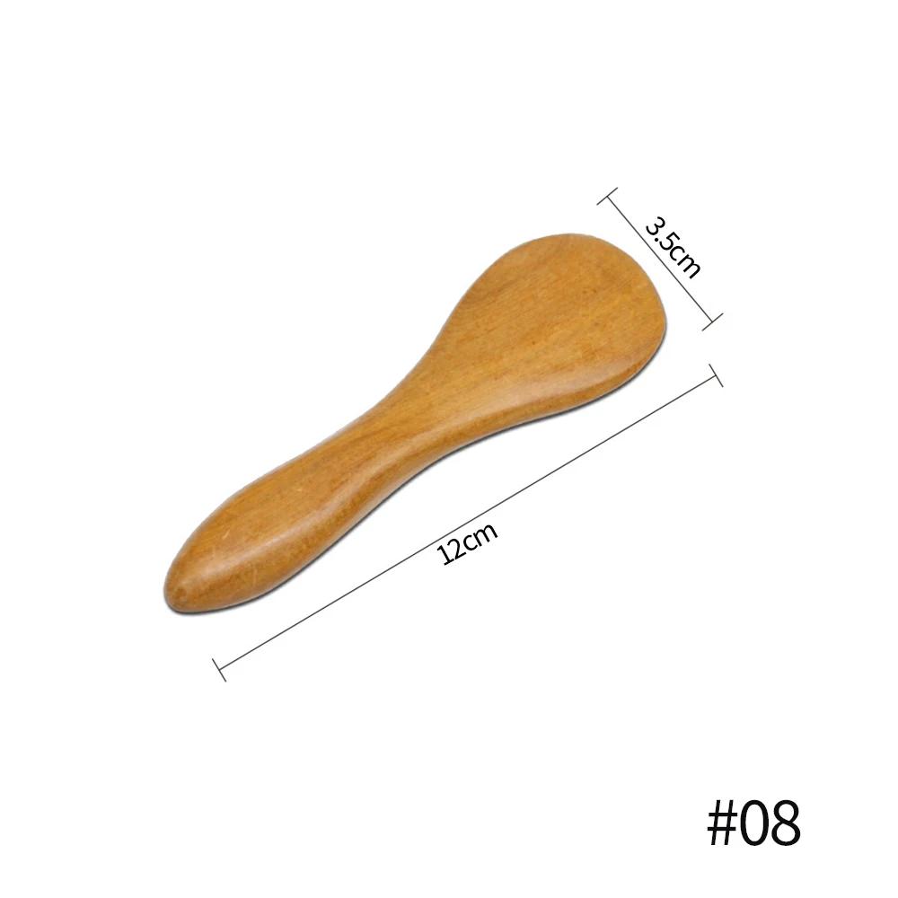 1Pcs Sandalwood Gua Sha Board Massage Scraper guasha Plates Slimming Guasha Body Care Massage Tool For Back Arm