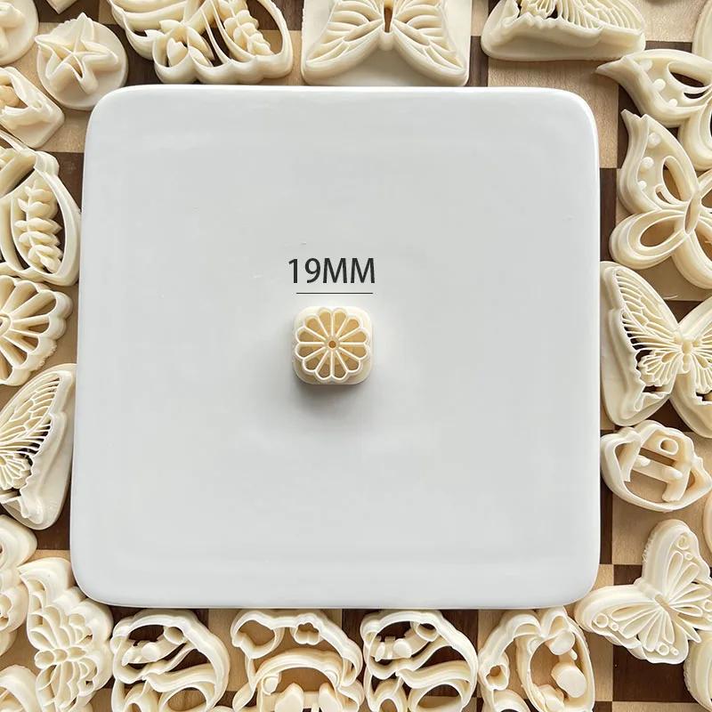 Flower Daisy Cutter Tiles Cutter European Retro Polymer Earring Mold Handmade Craft Clay Tool for Jewelry Pendant Making