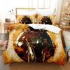 Fallout Vault 33 Bettwäsche-Set Einzelbett Twin Full Queen King Size Bettwäsche-Set Schlafzimmer für Jungen Erwachsene Bettbezug-Sets Anime Bettwäsche-Set Bett