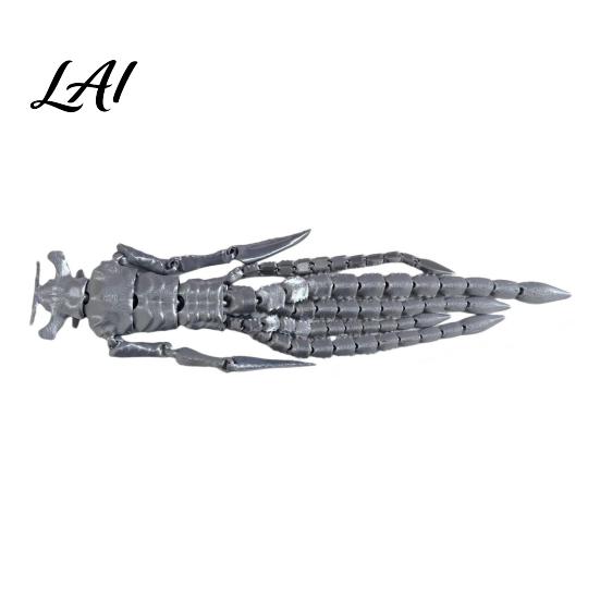Customizable Pose Monster Toy, Printed Sea Toy 3D Multi-Joint Articulated Figure, Flexible Mythical Deep