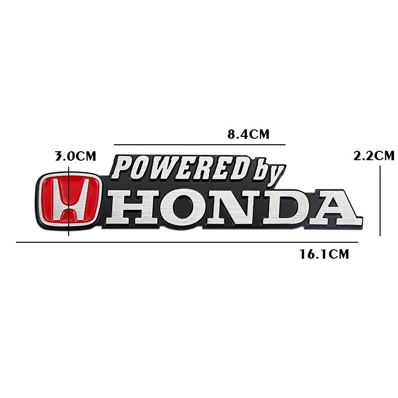 3D Metal Stickers H Logo Car Trunk Badge Emblem For Honda Pilot Odyssey Insight Jazz Accord City Civci CRV FIT HRV Car Styling XI6