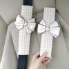 1PC  Flower Shoulder Protector Cartoon Creative Car Seat Belt Shoulder Protector Interior Accessories Princess Bow Decor