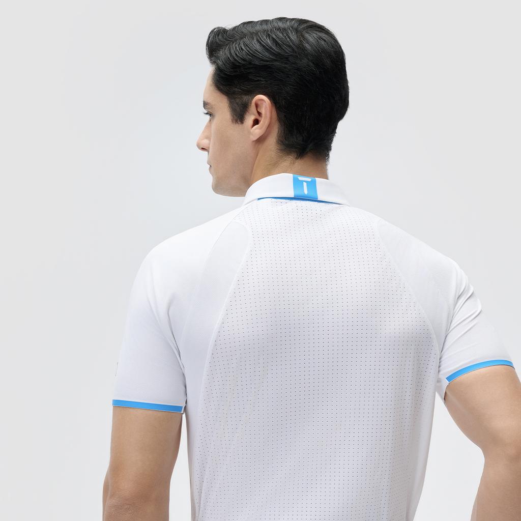 New FILA Polo Shirts Men's Jade White A11M435126FWT