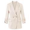 Langzi Basic Wardrobe Acetate Blazer