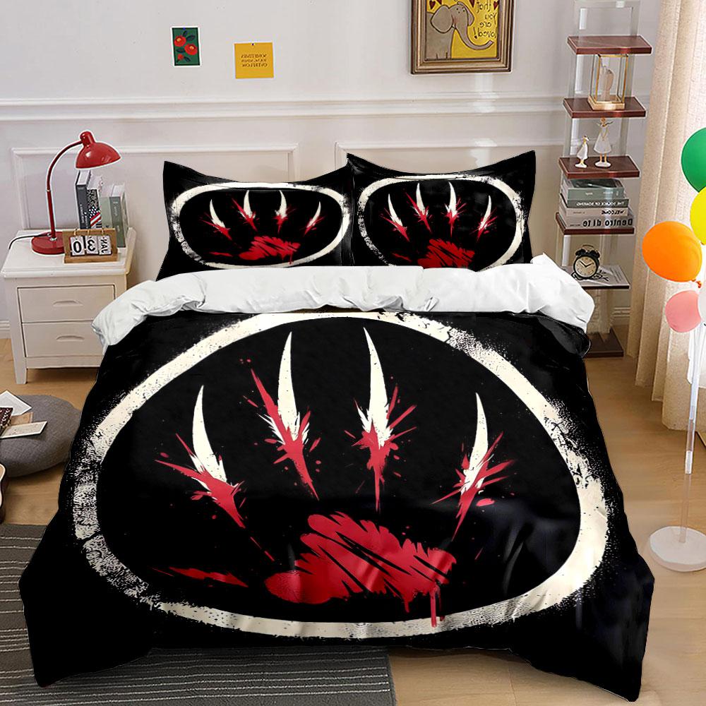 "Claw Scratch Art Decor Set" Soft Skin-Friendly Bedding Set Includes 1 Duvet Cover And 2 Pillowcase, Gift