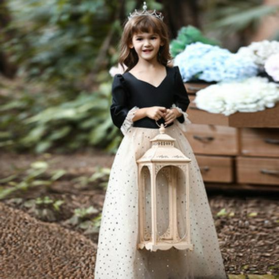 Popular European and American Flower Girl Tulle Cake Dress - Girls' Princess and First Birthday Dress