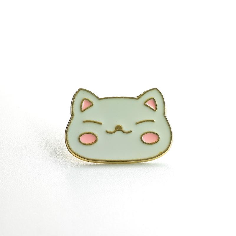 Cute Cartoon Metal Brooch - Trendy Fashion Accessory