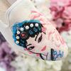 Women's Retro Embroidered Cotton Pointed Toe Slipper