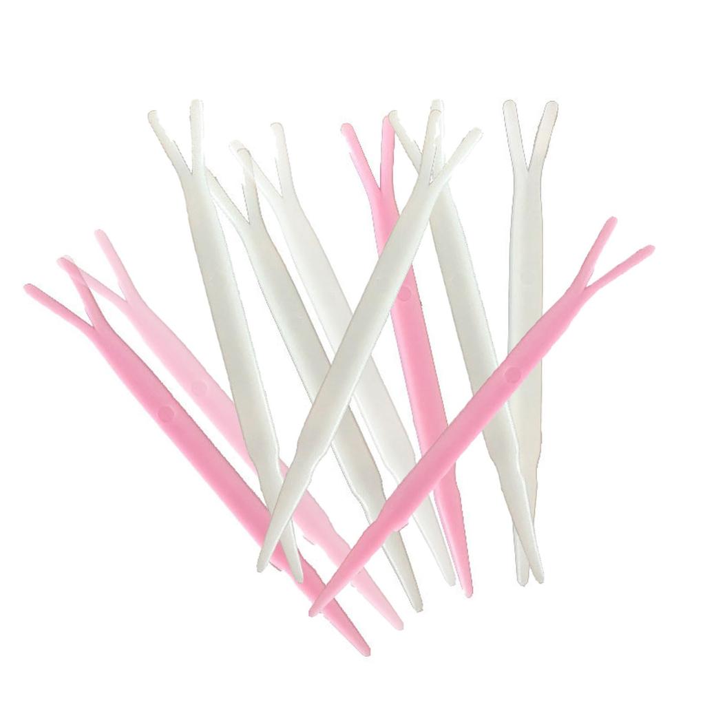 Mirhua Double Eyelid Aid Makeup Double Eyelid Easy To Pusher [10-Pack] Tool, Stick, Lightweight, Hygienic, Convenient, Use, Y-Shaped