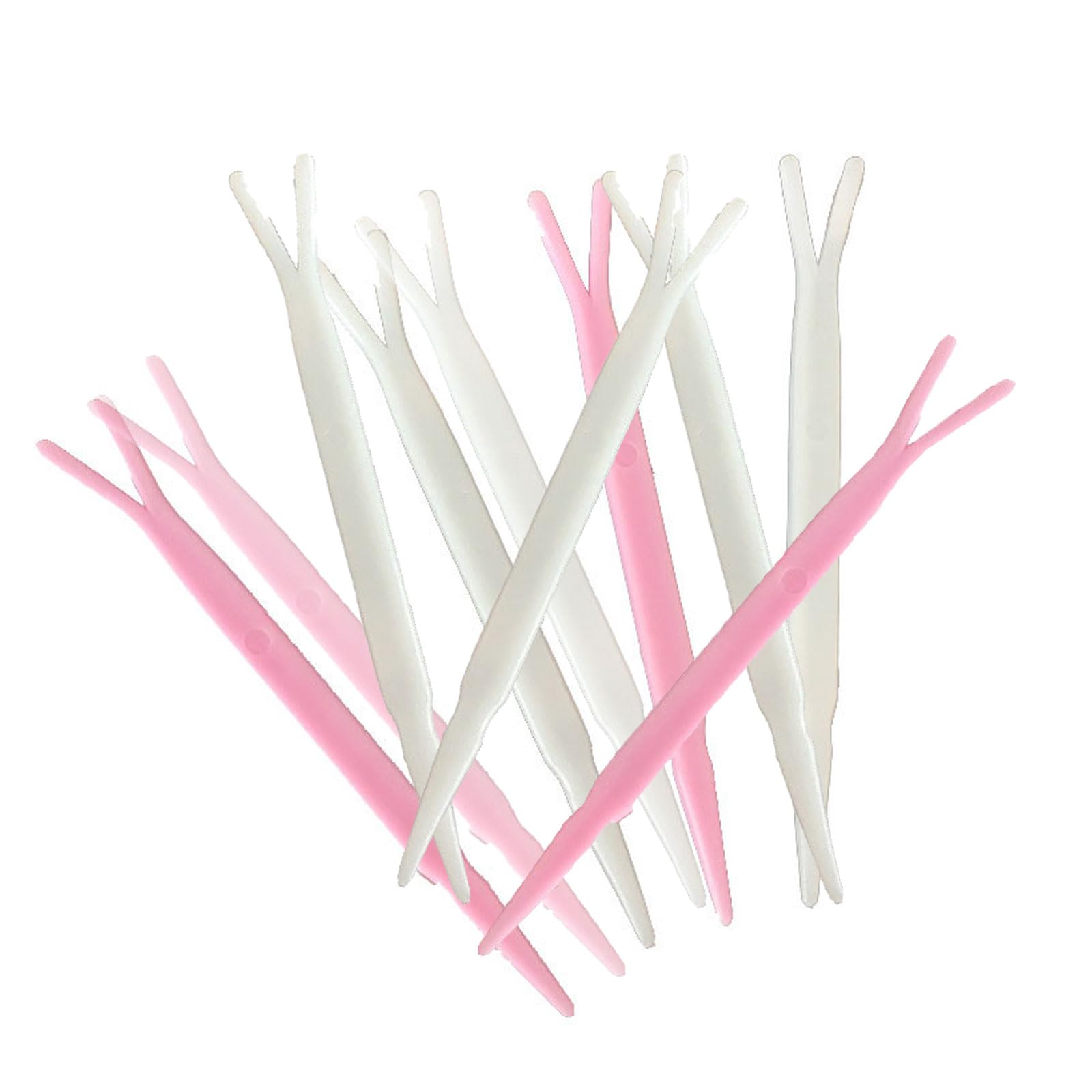 

Mirhua Double Eyelid Aid Makeup Double Eyelid Easy to Pusher [10-Pack] Tool, Stick, Lightweight, Hygienic, Convenient, Use, Y-Shaped