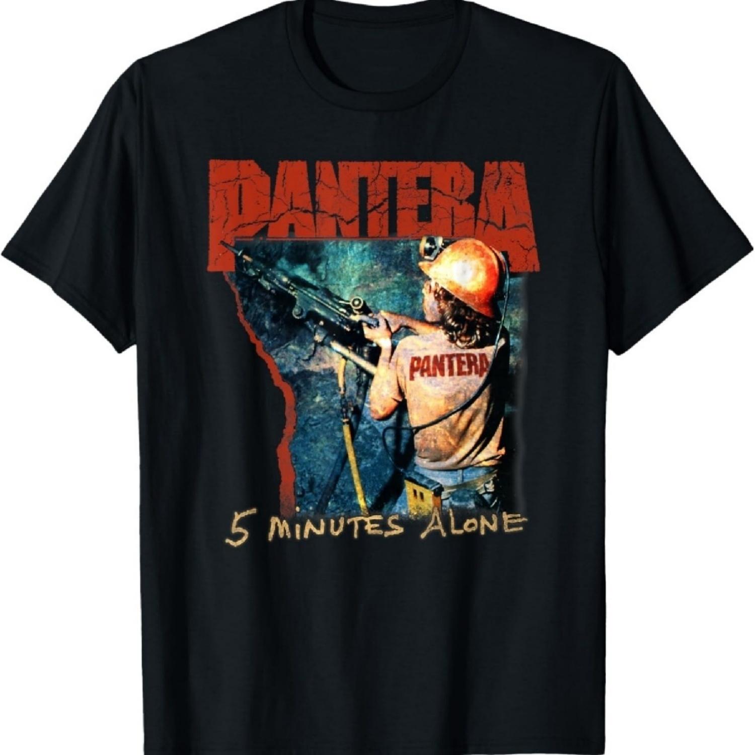 Официальная футболка Pantera 5 Minutes Alone S чёрный