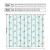 Yellow Shooting Stars Shower Curtain Light Blue Pattern Waterproof Bath Decor Fun Celestial Bathroom Curtains For Kids