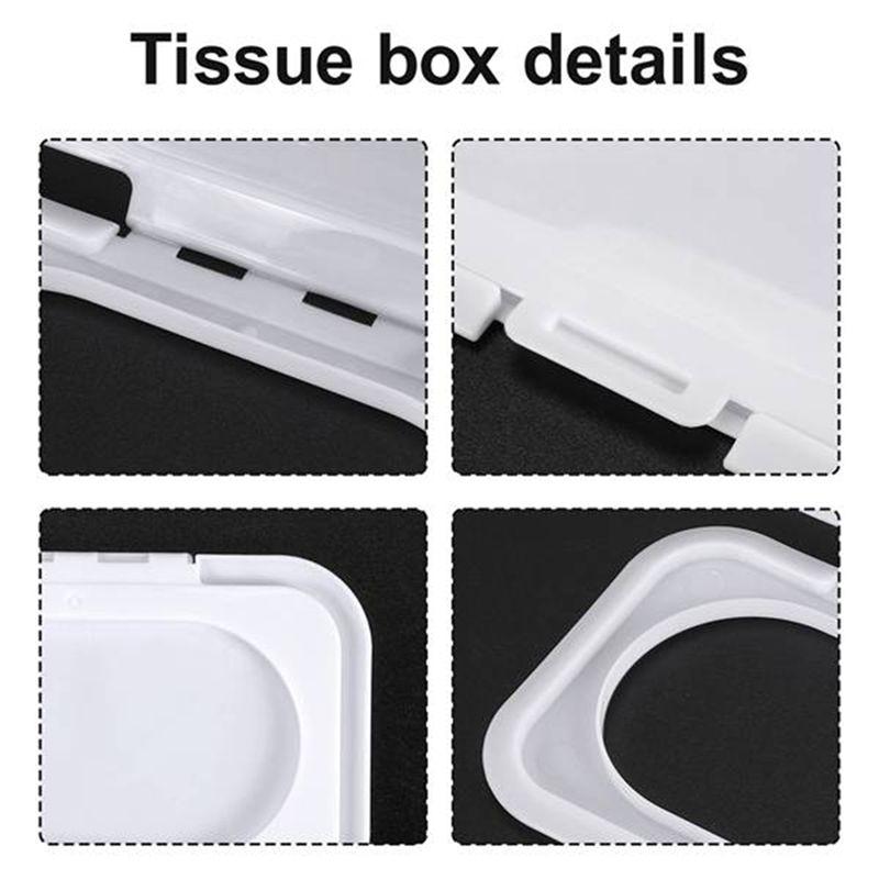A74E-50Pcs Reusable Baby Wipes Lid Baby Wet Wipes Cover Tissues Box Wet Paper Lid