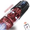 Male Automatic Masturbator Cup Thrusting Rotation Licking Sucking Penis Pump Pocket Pussy Blowjob LED Display Sex Toys for Men