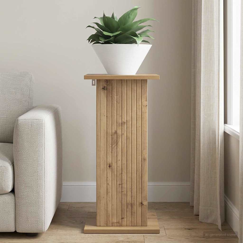 Plant Stand Artisan Oak 30.5 x 30 x 60.5 cm Engineered Wood