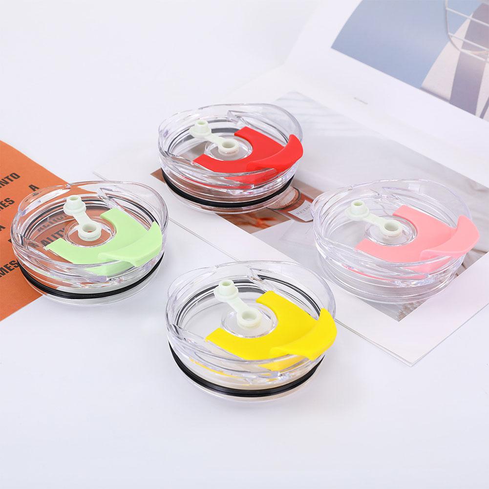 NEW High-end 1PC Multicolor 40Oz Replacement Lid Clear Tumbler Cup Quencher Spill Pro M0T2