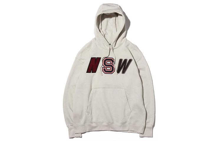 Nike Sweatshirts Men s White Hooded Thickened Regular 943574-072 XL