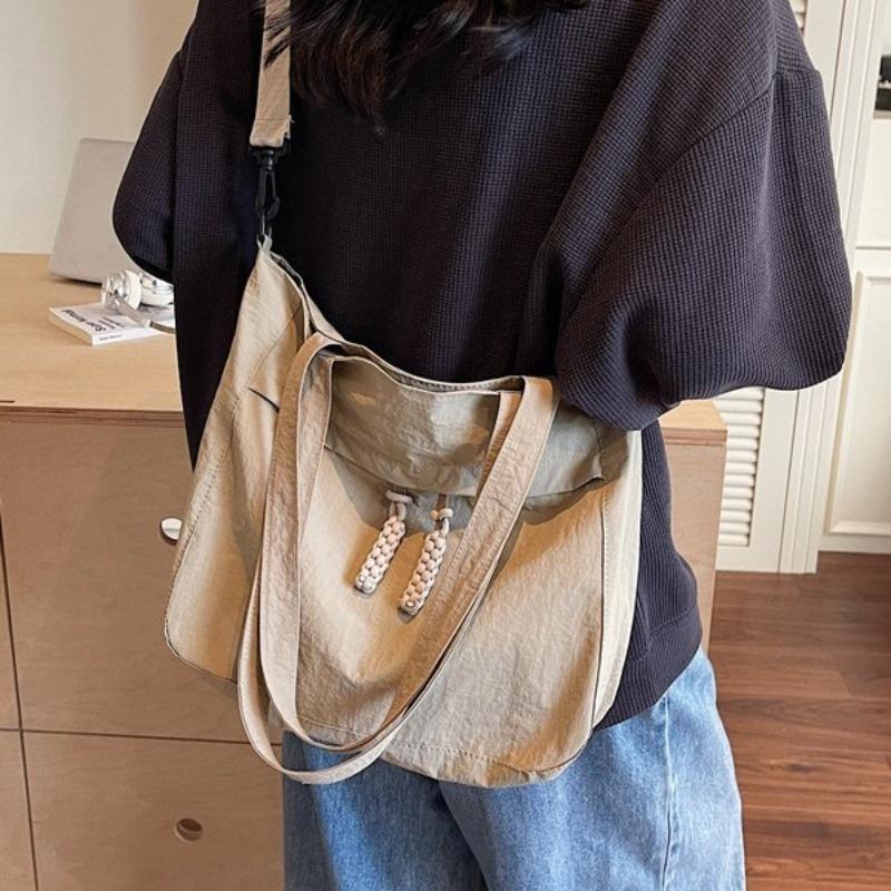 Trendy and Fashionable Commuter Large-capacity Schoolbag Shoulder Bag Women's Bag Spring and Summer New Casual Versatile Tote Bag