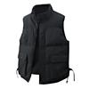 Winter Trend Men's Clothing Thickened Thermal Stand-up Collar Cotton Vest Men's New Loose Vest Jacket Men's Cold Vest