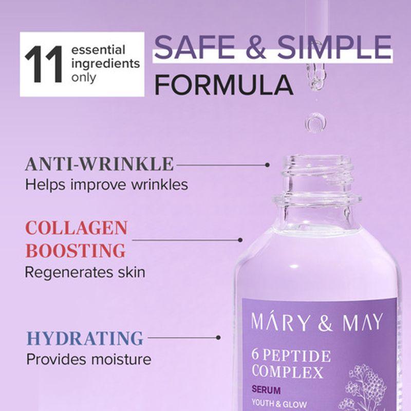 Mary&May *size Up* 6 Peptide Complex Serum 80ml
