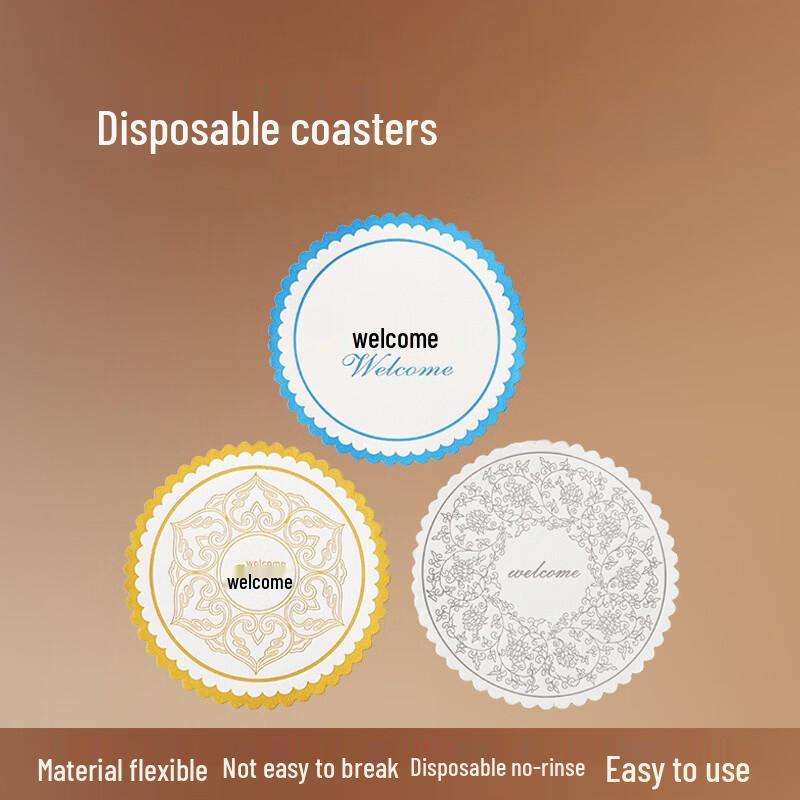 Mudisi Disposable Promotional Paper Coasters for Hotels