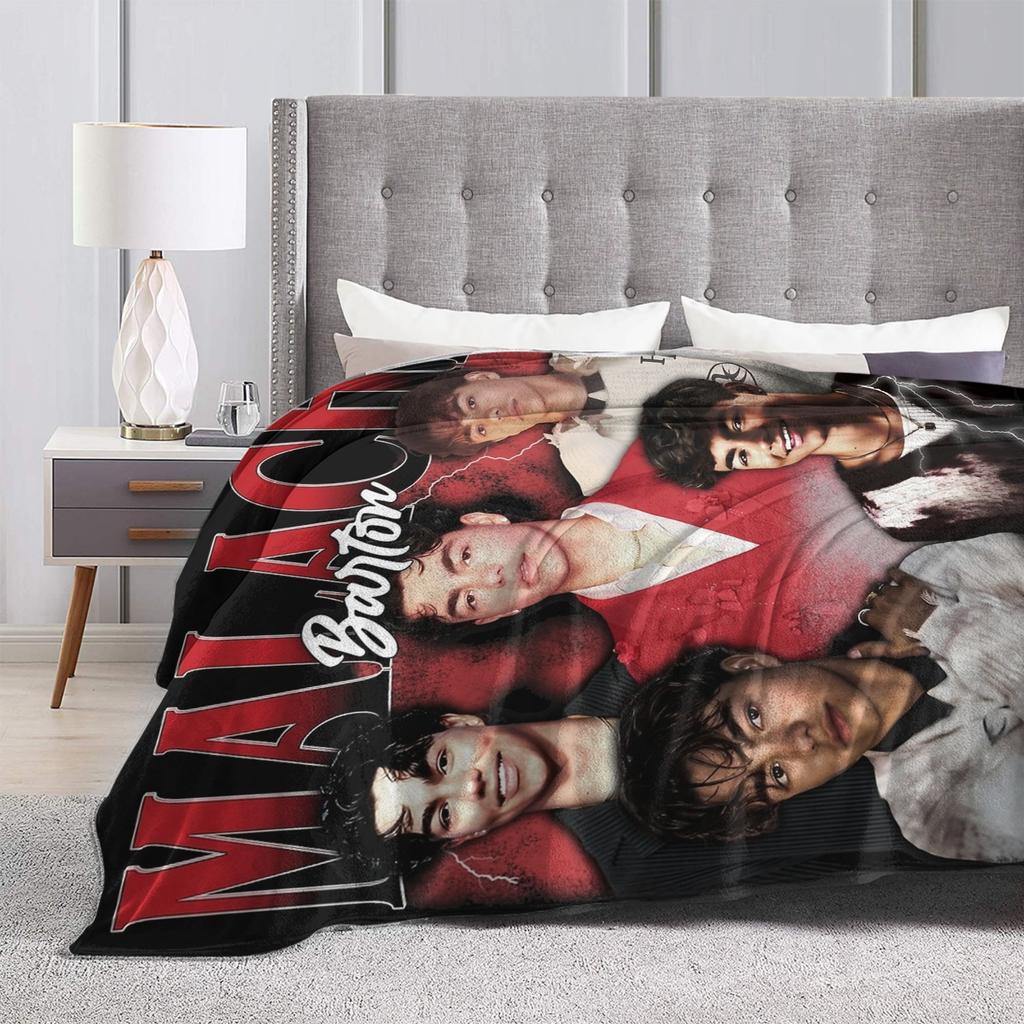 Zombies 4 Vintage Malachi Barton Blanket Flannel Lightweight Throw Blanket for Bedding Couch Bed Rug