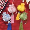 Flower Jewelry Storage Bag Embroidery Jewelry Packaging Smooth Chinese Style Sachet  Girl