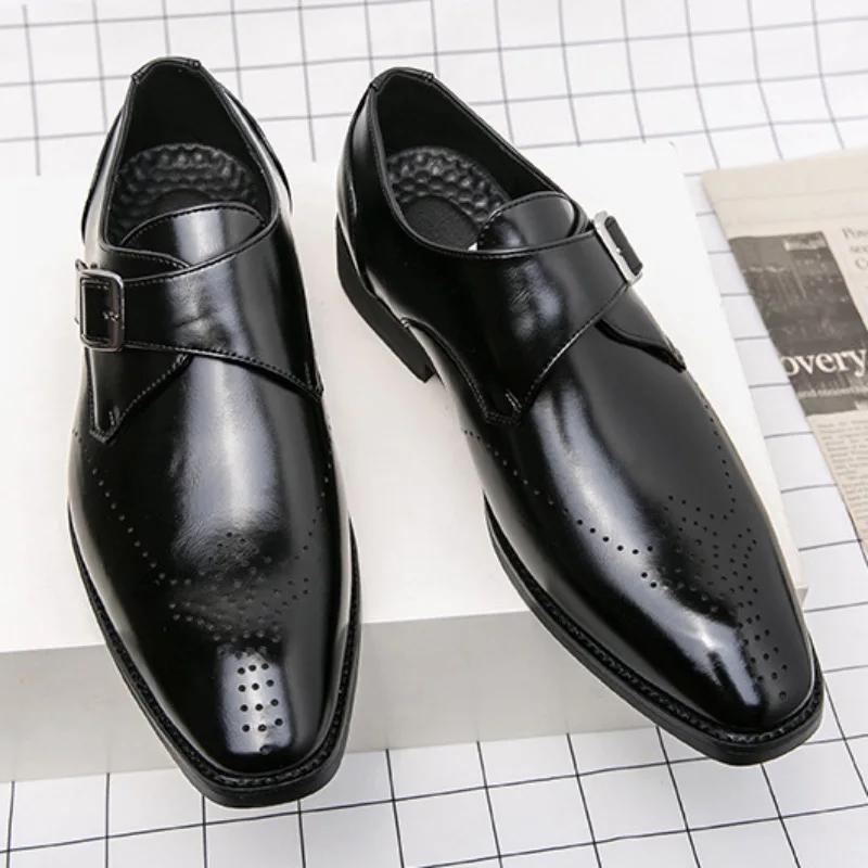 Designer Men's Shoes Classic Business Office Dress Shoe High Quality Casual Leather Shoes for Men Luxury Wedding Shoes Loafers