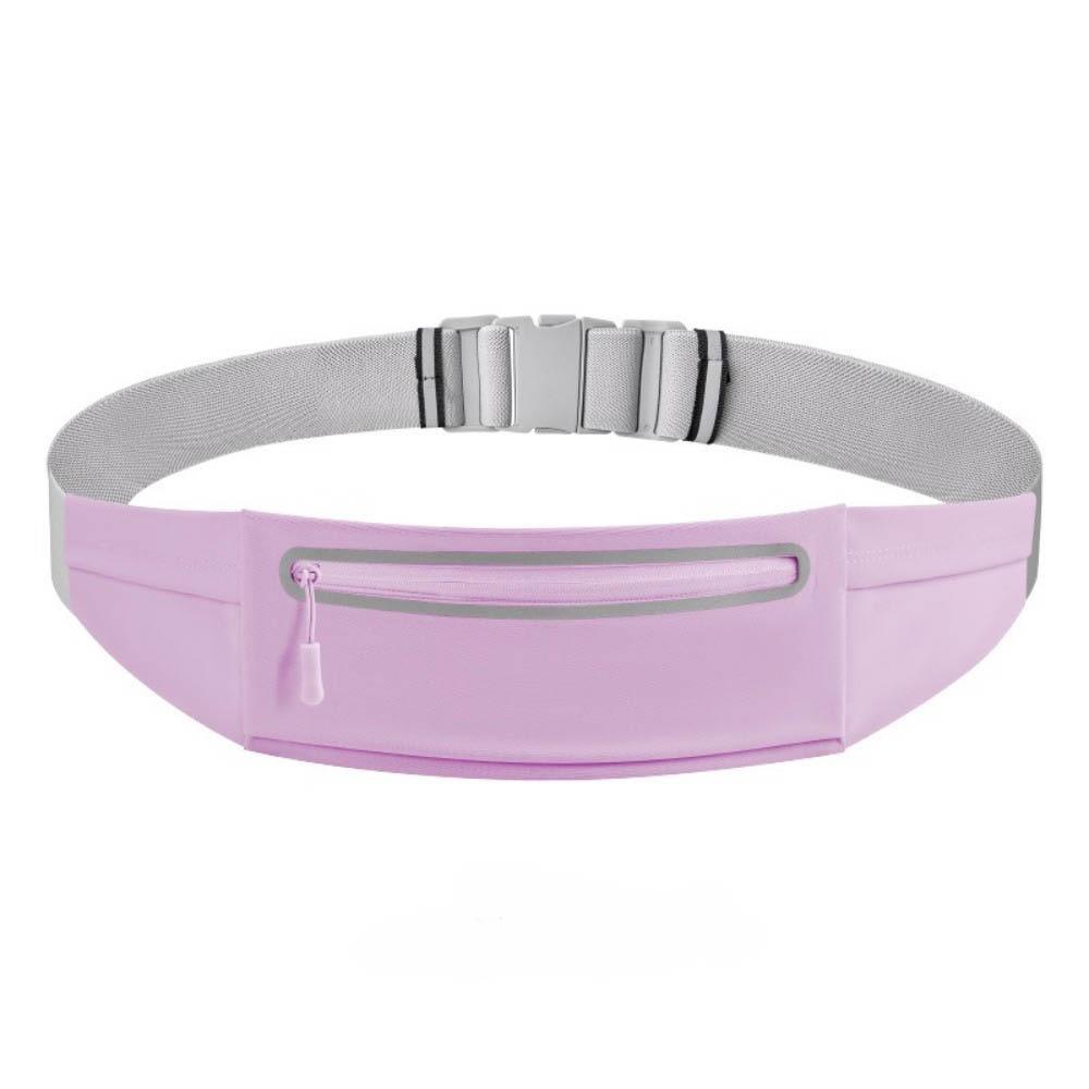 с Держателем для Бутылки Поясная Сумка Легкая Сумка для Телефона для Бега Беговой Пояс Катание на Открытом Воздухе фиолетовый