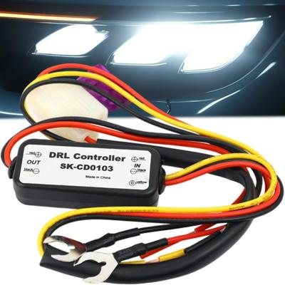 Multi Functional DRL Controller for Car LED Daytime Running Light Auto Automatic ON/OFF Controller Module DRL Relay Kits