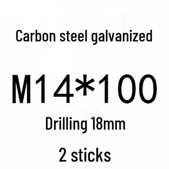 Extra Long Expansion Screws Set - Pull-Out Bolts M6/M8/M10/M12/M14/M16 in Various Sizes (200x250x300x400)