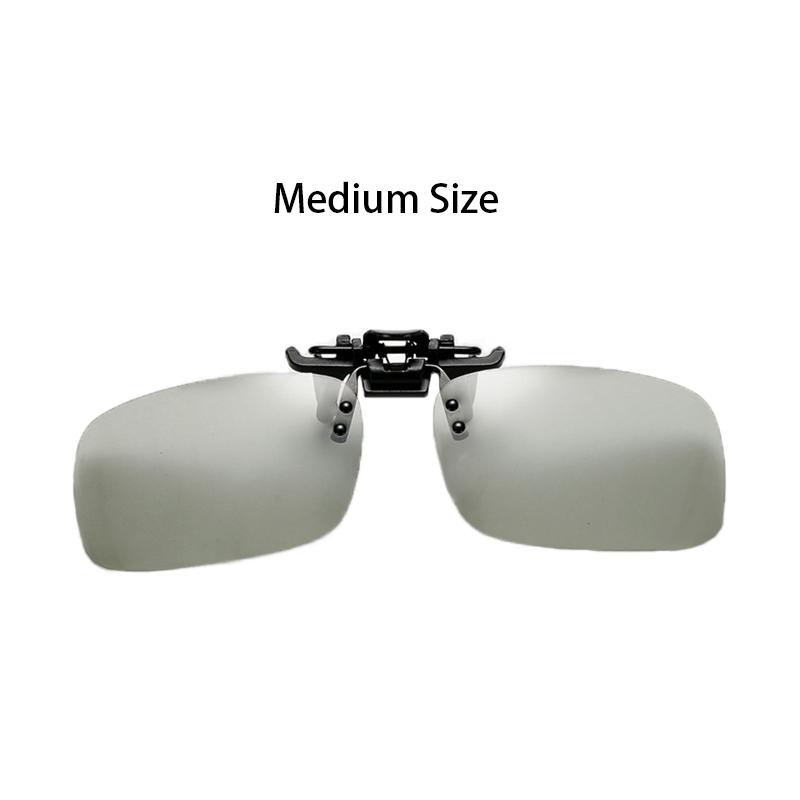 

Солнцезащитные очки Clip-on с антибликовыми линзами для мужчин и женщин, фотохромные откидные линзы для вождения