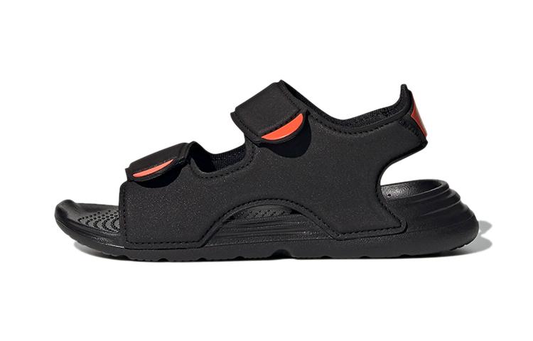 Adidas Swim Sandal Synthetic Leather Children s Sandals Black Orange Children Aged 3 7 Years Old FY8936 28