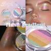 High Pigment Diamond Five Colors Glitter Shimmer Eye Shadow Long Lasting Waterproof Press Powder Single Color Chameleon Eyeshadow