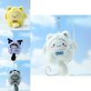 Adorable Sanrio Kuromi Plush Toy For Cute Keychain And Bag Decoration In Various Colors