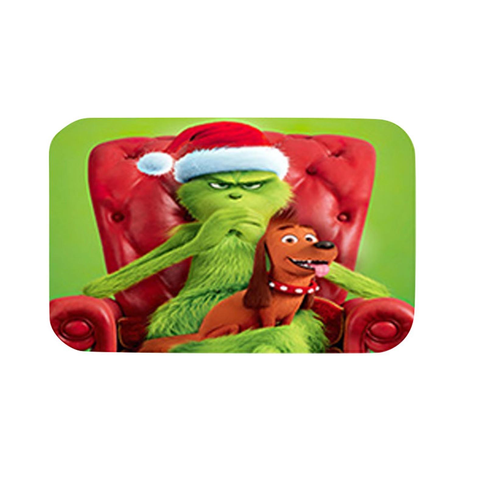 

Xmas Welcome Christmas Mat Non- And Washable Doormat Decoration Door Mat Entrance Rugs One Size