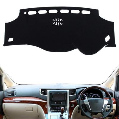 Pour Toyota Alphard Vellfire 2008 2009 2010 2011-2017 Tapis de tableau de bord Housse de tableau de bord Tapis de protection Pare-soleil Tapis de tableau de bord Accessoires de voiture