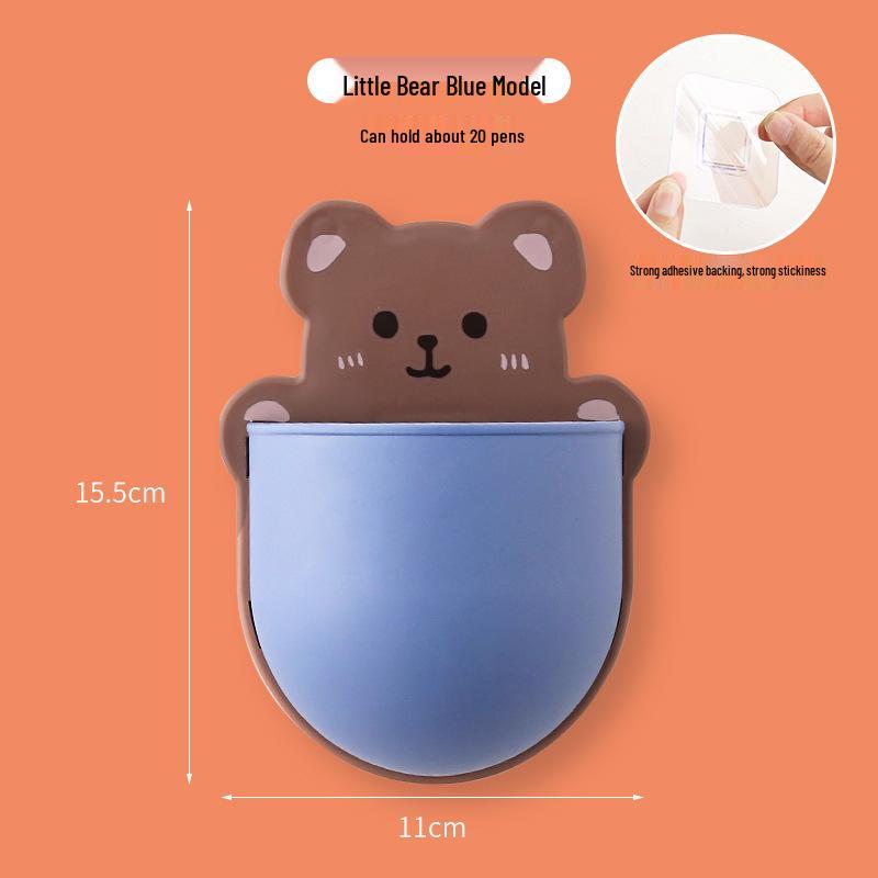 Cute Wall-Mounted Storage Box for Remote, Phone, and Electronics