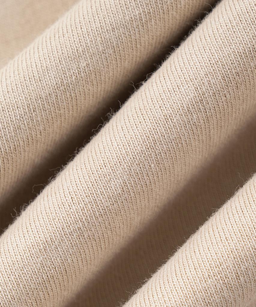 Descheuis Everyday Pigment Crop Short Sleeve Tee Beige