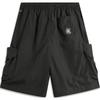 Li-Ning Badfive Basketball Series Comfortable Casual Letter Print Loose Simple Lace-Up Sports Shorts Men Shorts Slate-Gray AKSU435-1