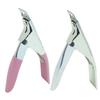 1 pièce Ciseaux pour Faux Ongles Ciseaux à Ligne Unique Ongles en Cristal Acier Inoxydable Ciseaux à Ongles Ciseaux à Ongles en Forme de U Ciseaux pour Ongles Français DIY