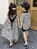2025 Summer Sibling Outfits: Korean-Style Loose Sling Dress & Shorts Set for Boys and Girls