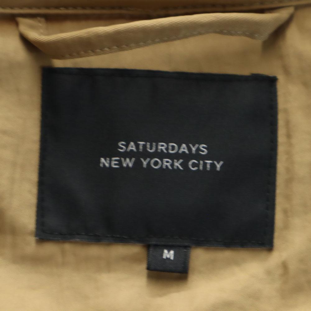 Használt SATURDAYS NEW YORK CITY kabát M bézs Párnázott béléssel Férfi Használt