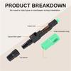A84E-40Pcs Sc/Apc Fiber Optic Connector Embedded Single Mode Component Fiber Optic Quick Connector-Black + Green