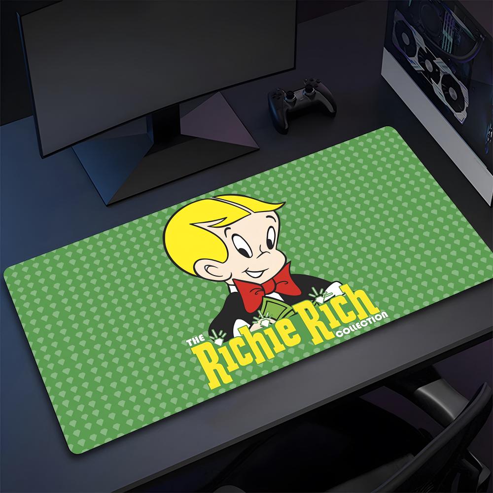 Cartoon Richie Rich Mouse Pad High Quality Natural Rubber Mouse Pad The Most Professional Washable Laptop Mouse Pad