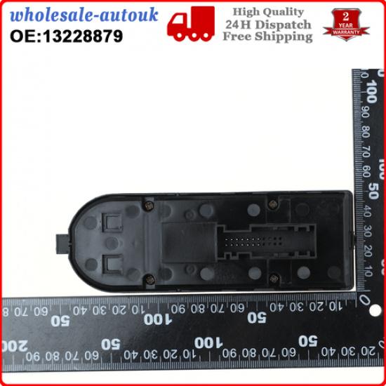 13228879 Electric Window Switch For Vauxhall Astra H / Zafira B Front Door Power