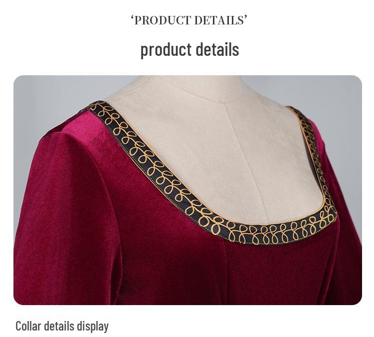 Cosplay Strega Incantata: Abito ispirato a Madre Gothel con Capelli Lunghi per Donna