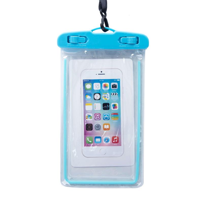 Luminous Waterproof Phone Pouch: Touchscreen, Dive-Friendly for Beach, Swimming, Rafting, and Riding