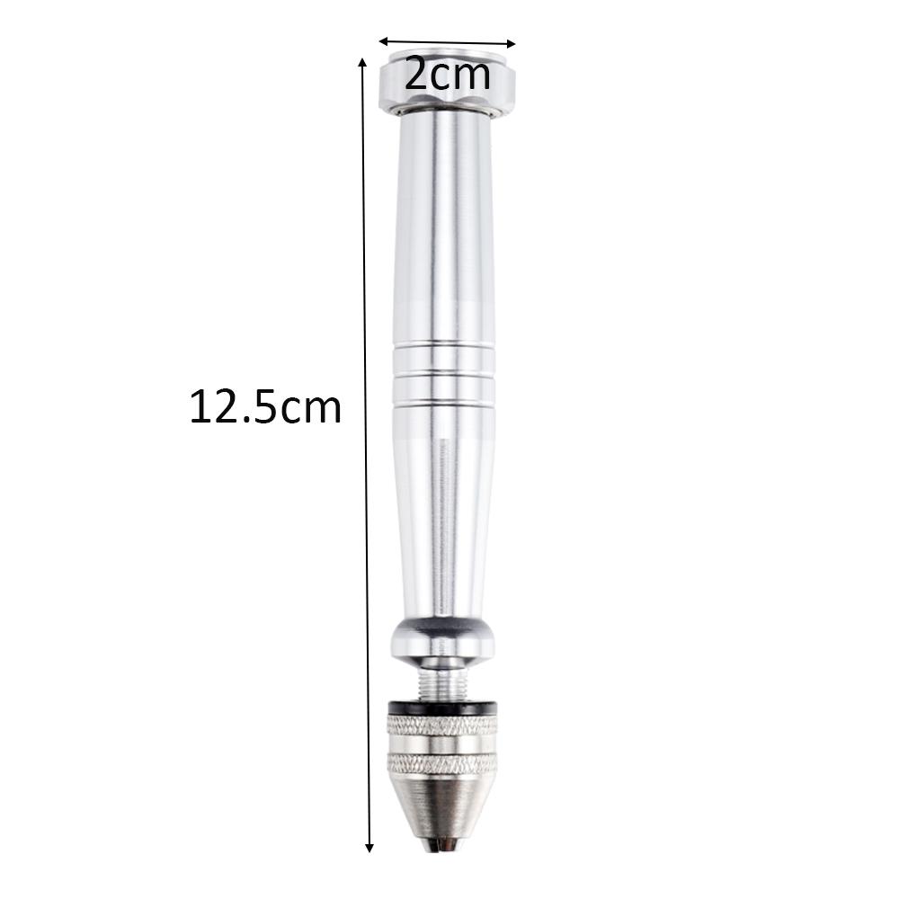 Metal Hand Drill Equipments UV Resin Mold Tools Set and Handmade Jewelry Tool with 0.8mm-3.0mm Drill Screw for Resin Casting